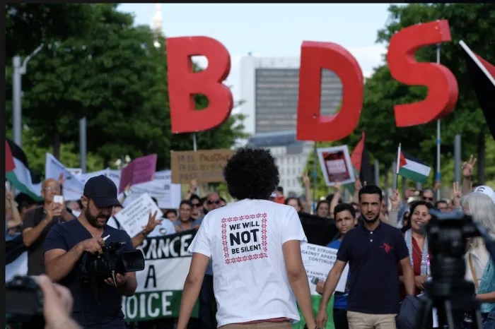 BDS protest image